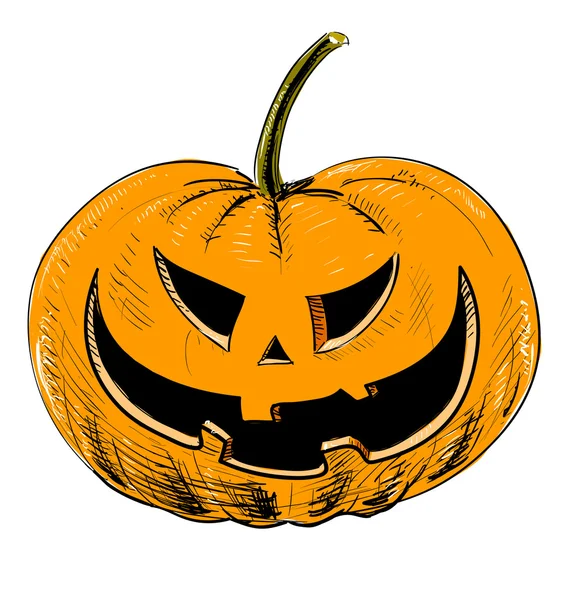 Couleur citrouille Halloween — Image vectorielle
