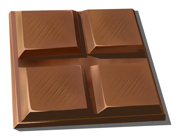 Ilustración de chocolate dulce — Vector de stock