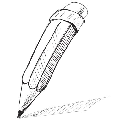 Pencil sketch clipart