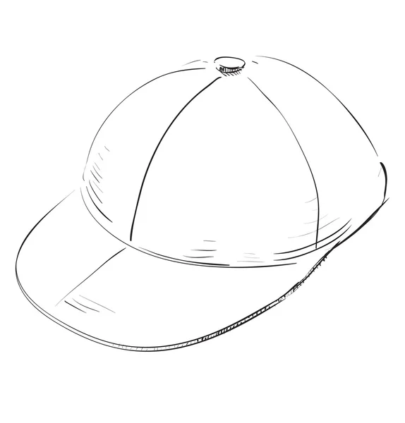 Піктограма шапки ескізу — стоковий вектор