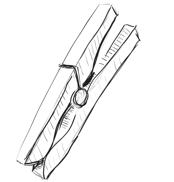 Pin Sketch icône — Image vectorielle