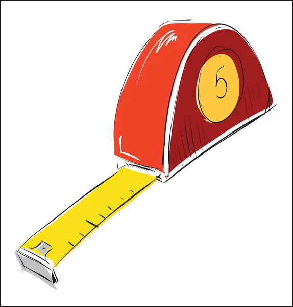 Icône du mètre à ruban — Image vectorielle