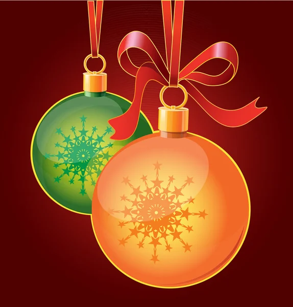 Иконка рождественского мяча — стоковый вектор