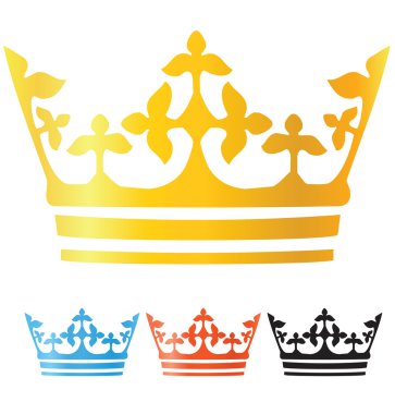 Vector crown illustration clipart