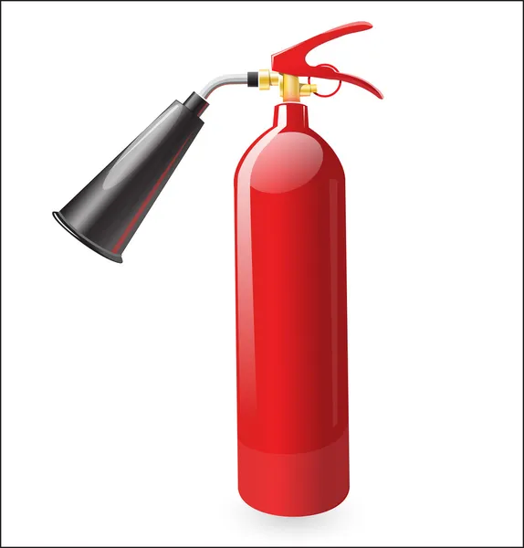 Extintor de incendios vector ilustración — Archivo Imágenes Vectoriales