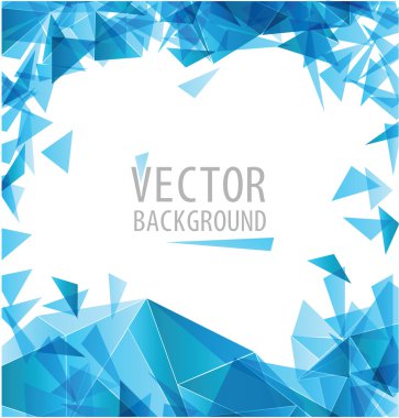 Blue vector background clipart