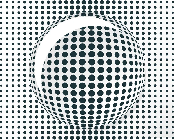 Modèle avec boules d'eau — Image vectorielle