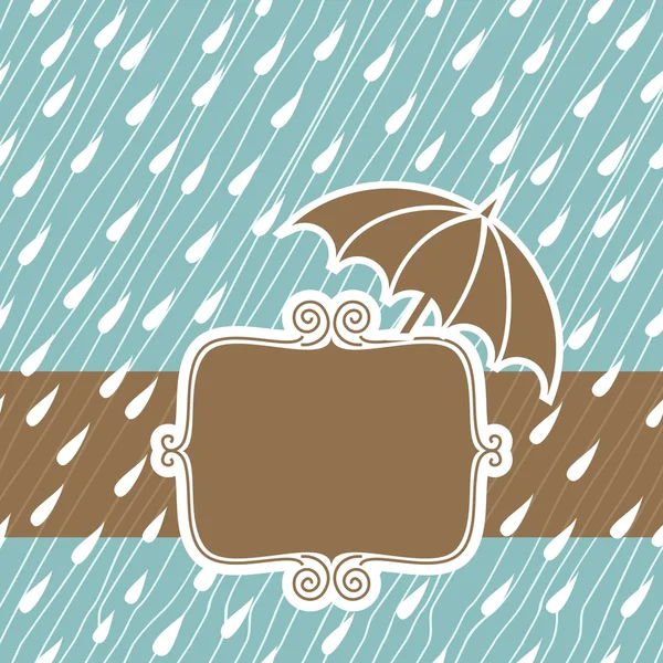 Seamless rain  background — Stock Vector