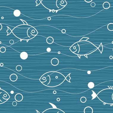 Fish pattern clipart