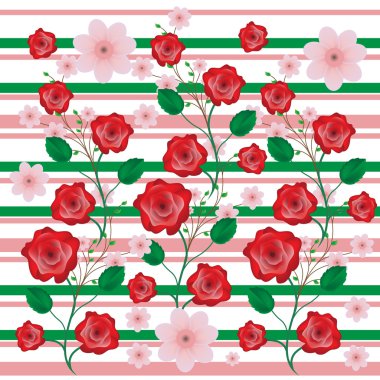 roses flowers background clipart