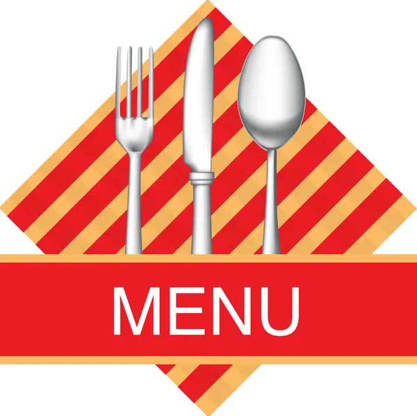 餐厅菜单图标 — 图库矢量图片