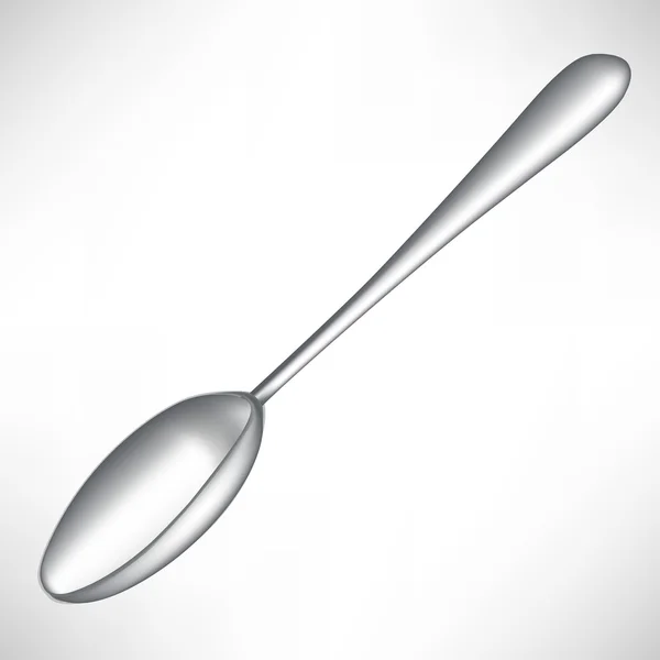 Spoon isolated — Stock Vector