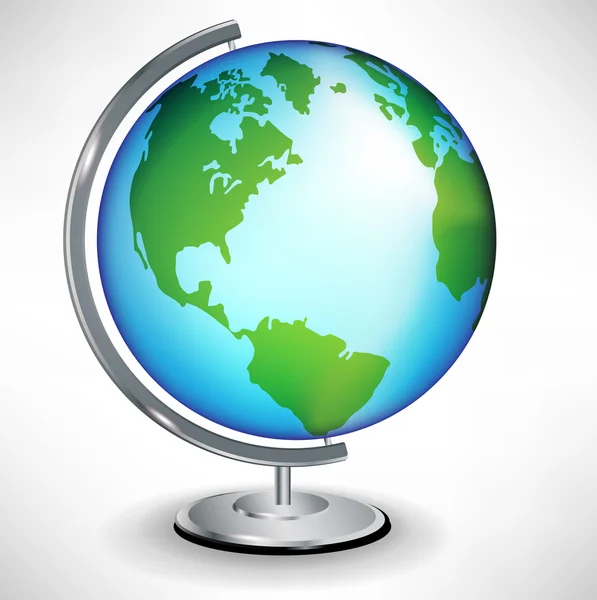Globe scolaire unique — Image vectorielle