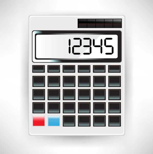 Ilustracja jeden kalkulator — Wektor stockowy