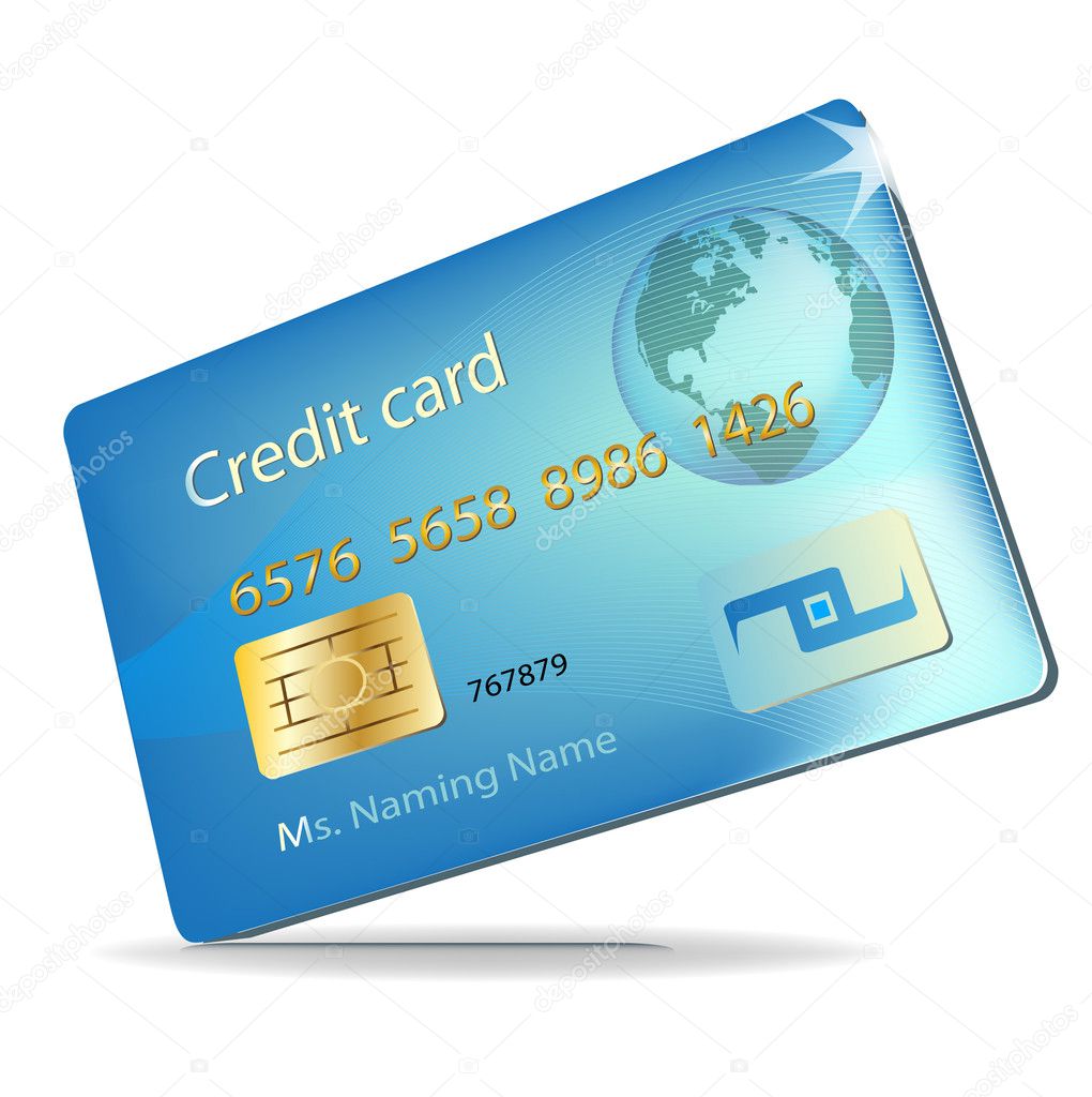 Single credit card illustration