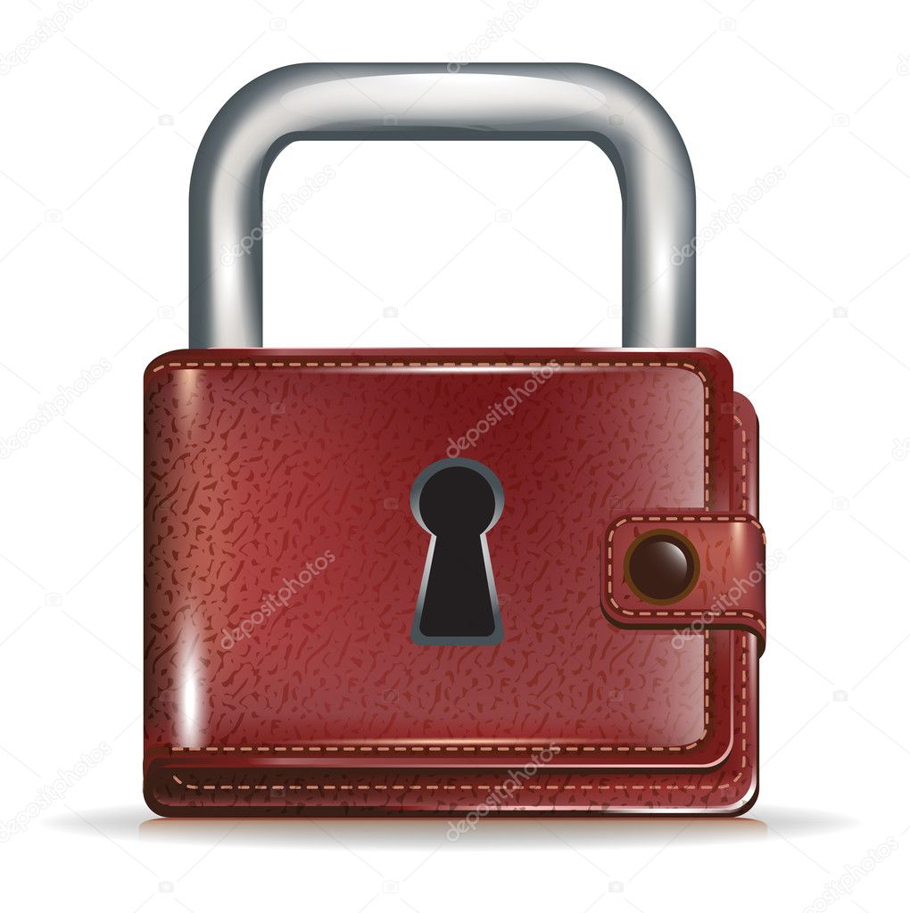 Locked wallet security concept