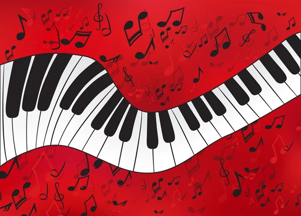 Абстрактное фортепиано — стоковый вектор