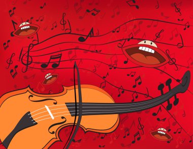 soyut müzik arkaplanı