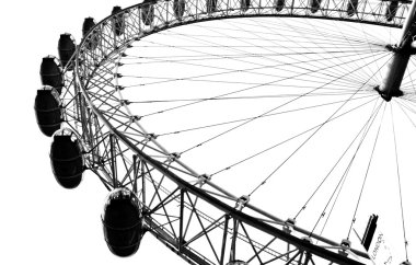 The London Eye in London clipart