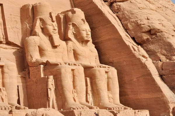 Velký chrám Abú Simbelu v Egyptě — Stock fotografie