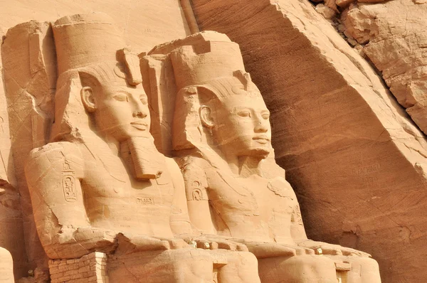 Μεγάλο ναό Αμπού Σιμπέλ στην Αίγυπτο — Φωτογραφία Αρχείου