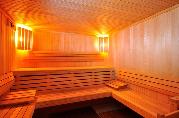 Cabine sauna — Fotografia de Stock