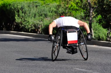 Wheelchair Racing clipart