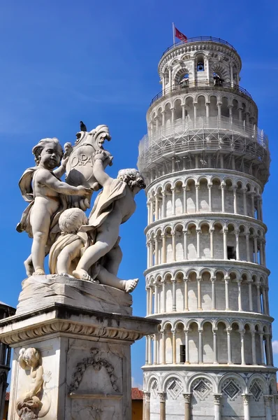 Torre inclinada de Pisa, Itália — Fotografia de Stock