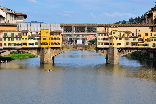 Vecchio Köprüsü, Floransa, İtalya — Stok fotoğraf