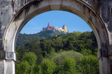 Pena Palace, Sintra, Portugal clipart