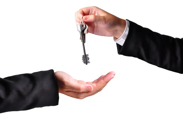 Handing over the keys Stock Picture