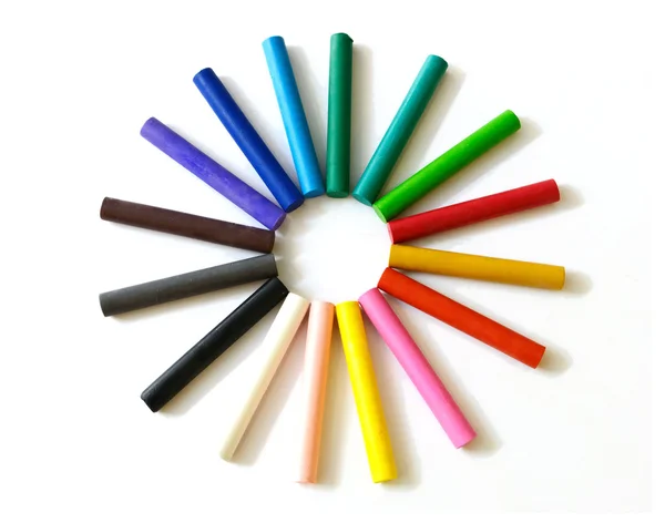 Petrol pastel boya kalemi — Stok fotoğraf