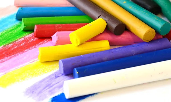 Oil Pastel Crayons — Stock Photo, Image