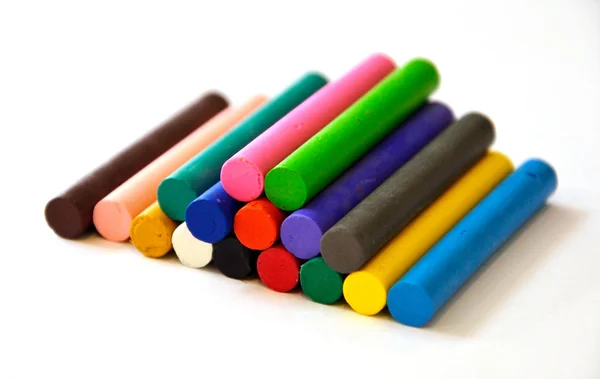 Oil Pastel Crayons — Stock Photo, Image