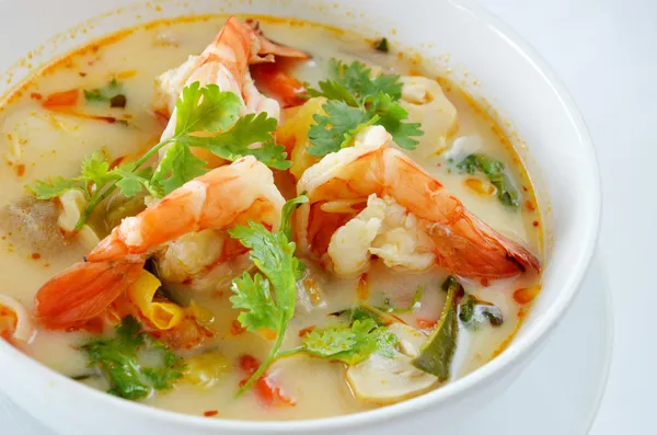 Tajskie jedzenie Tom Yum Goong — Zdjęcie stockowe