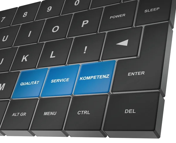 Tastatur mit Sondertasten — Stock Photo, Image