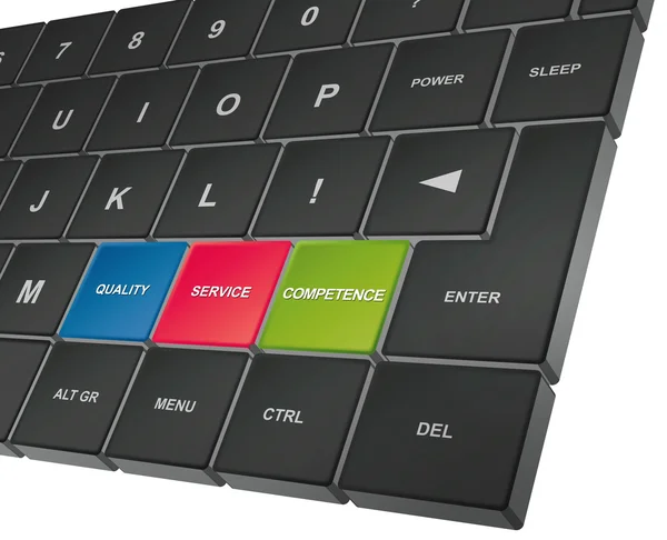 Keyboard with special keys — Stock Photo, Image