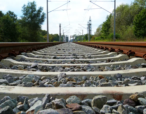 Via férrea - Eisenbahn — Fotografia de Stock