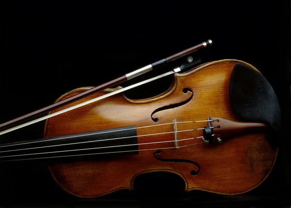 stock image Old violin close-up