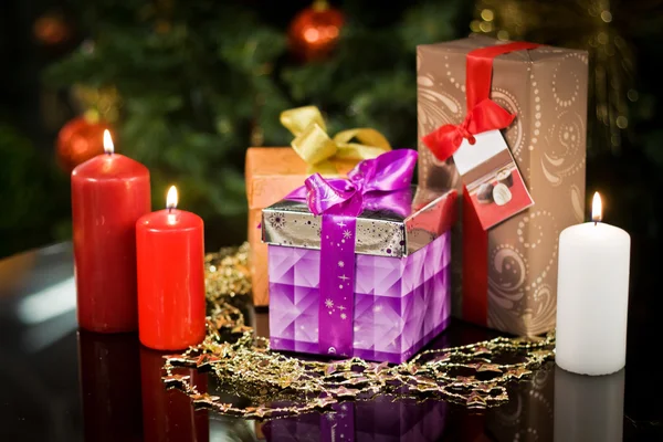 Christmas new year presents — Stock Photo, Image