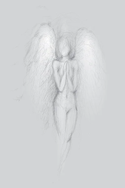 Ange gardien — Image vectorielle
