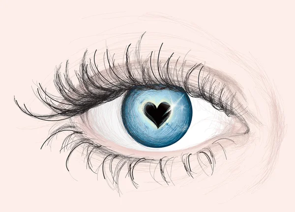 ตาสีฟ้า — ภาพเวกเตอร์สต็อก