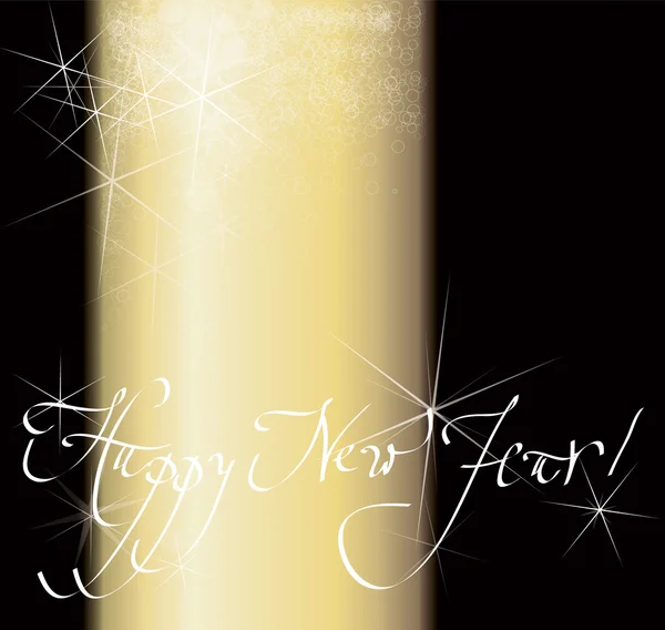 Champagne / happy new jaar! — Stockvector