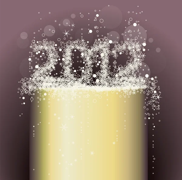 2012 シャンパン — ストックベクタ