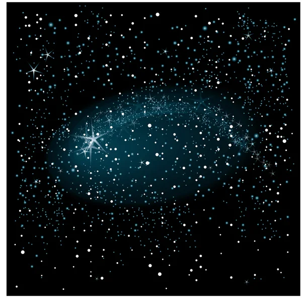 Комета з хвостом — стоковий вектор