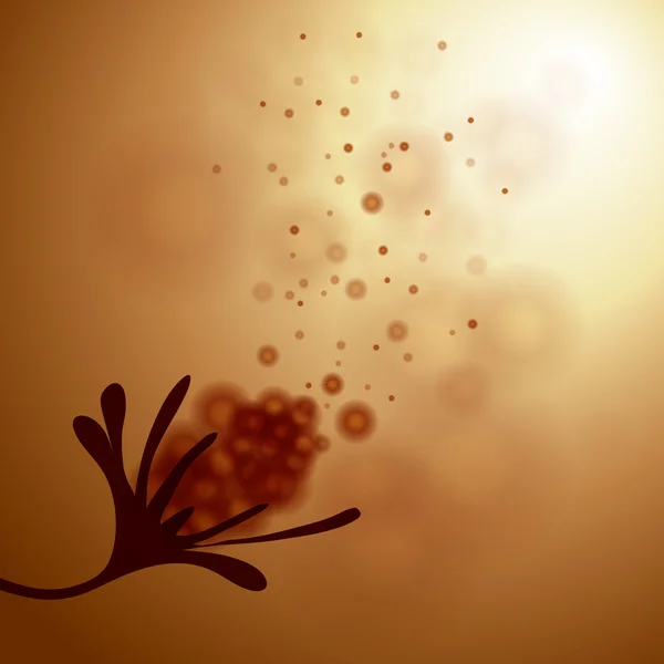 抽象的な花 — ストックベクタ