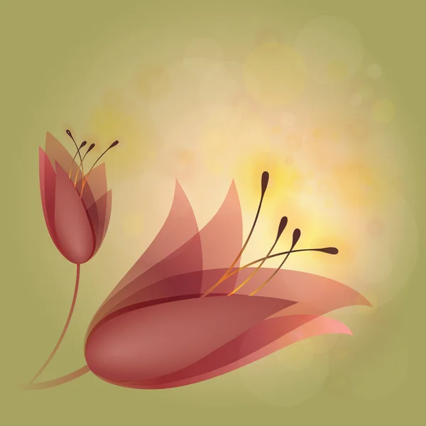 Λουλούδι κουδουνιών — Διανυσματικό Αρχείο