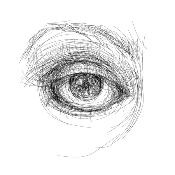 Малювання очей — стоковий вектор