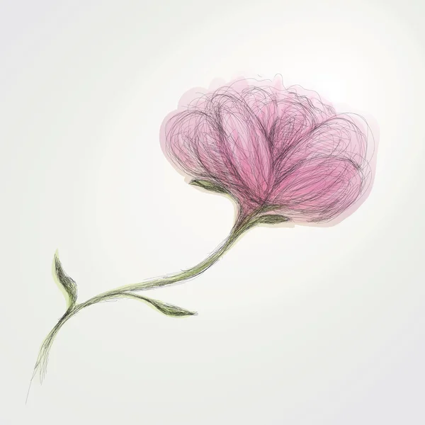 Rosa flor — Archivo Imágenes Vectoriales