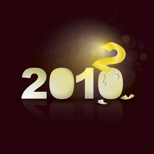 BIRTH of YEAR 2012 — Stock Vector